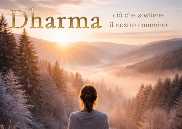 Scopri di più sull'articolo Dharma, ciò che sostiene il nostro cammino.